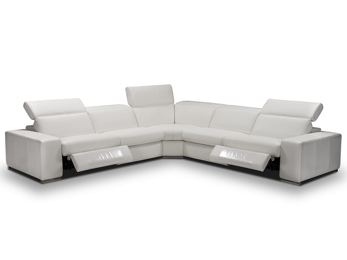 I775 Reclining Leather Sectional By, Reclining Leather Sectional