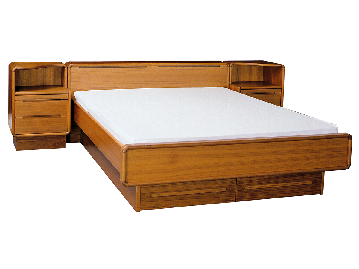 voorzichtig trainer Fobie Model 81 Teak Queen Bed by Sun Cabinet - Scan-Design | Furniture